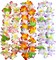 12PCS Hawaiian Leis Luau Party Decorations Tropical Party Favors Lei Hawaiian Flower Lei Perfect for Hawaiian Luaus Party Birthday Party Favors.